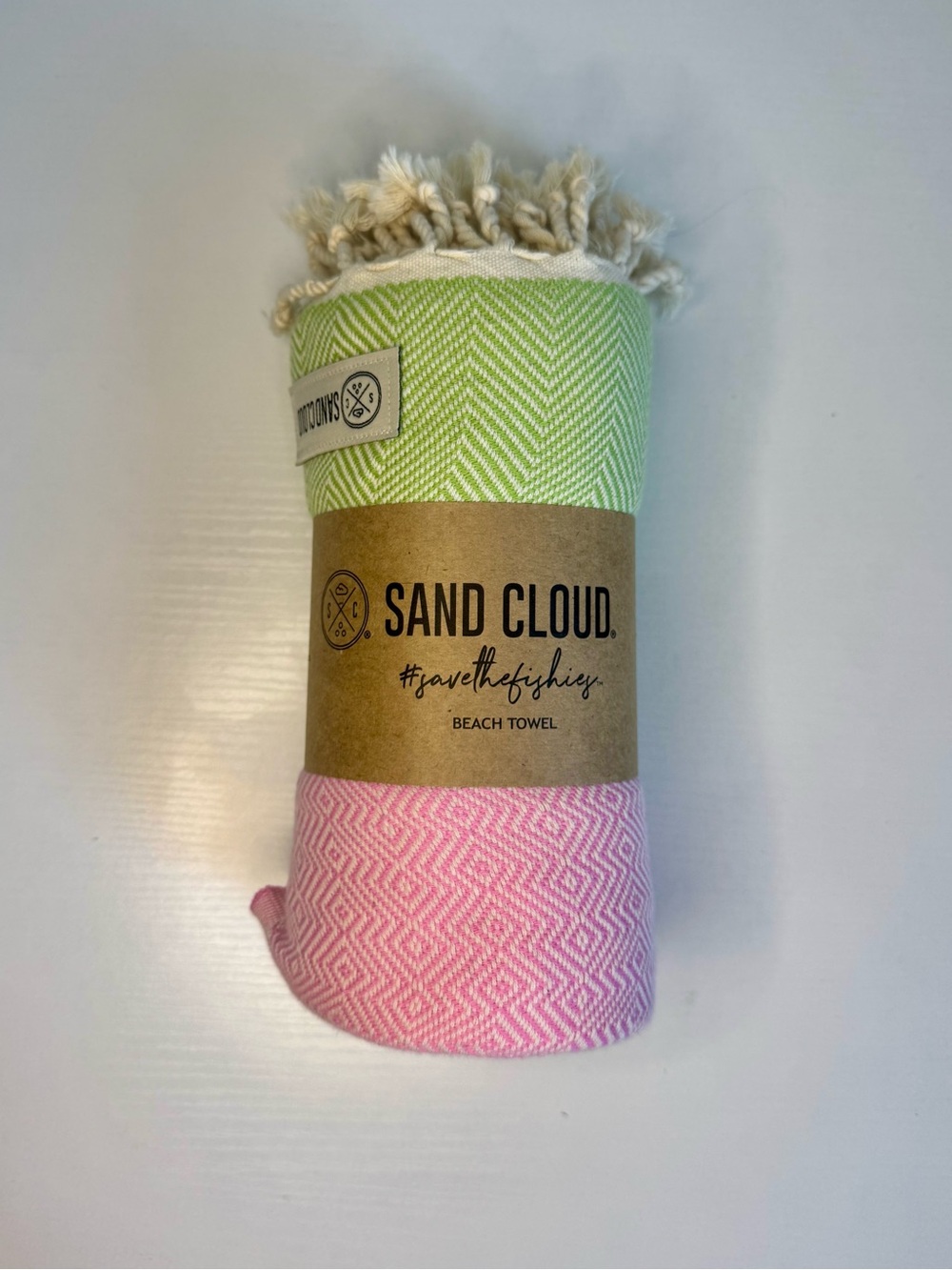 Sand Cloud Beach Towel 37x67 Turkish
Cotton Multi Color Fringe Sand Free